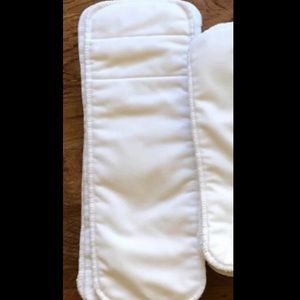 6 one-size cloth diaper inserts